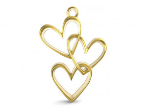 heart pendant 15 3D Принт Модель