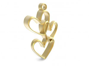 heart pendant 15 3D Print Model