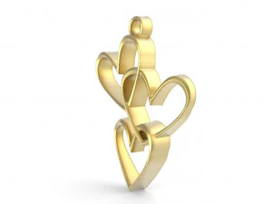 heart pendant 15 3D Print Model