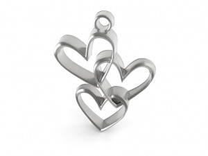 heart pendant 15 3D Принт Модель