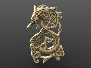 drago vichingo 4 cnc Modello di stampa 3D