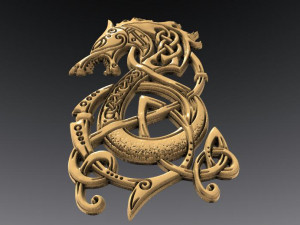 viking dragon 4 cnc 3D 打印模型