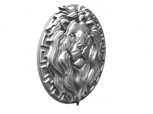 lion bas-relief 3 cnc 3D Baskı Modeli