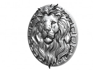 lion bas-relief 3 cnc 3D Baskı Modeli