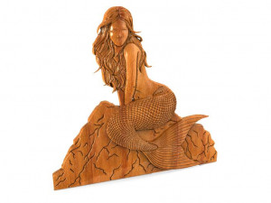 mermaid 2 bas-relief cnc 3D 프린트 모델