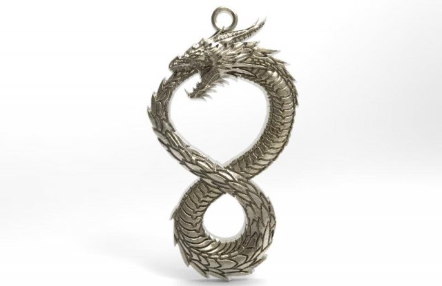 dragon pendant 5 Modello di stampa 3D .c4d .max .obj .3ds .fbx .stl .blend 