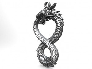 dragon pendant 5 Modello di stampa 3D