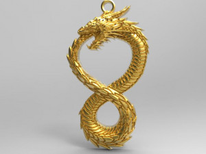 dragon pendant 5 Modello di stampa 3D