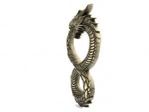dragon pendant 5 Modello di stampa 3D