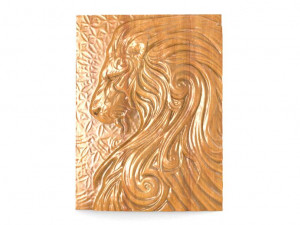 lion 4 bas-relief cnc Modelo de Impressão 3D
