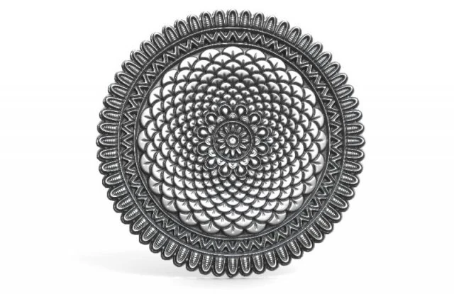 mandala 2 cnc 3D Print Model .c4d .max .obj .3ds .fbx .stl .blend 