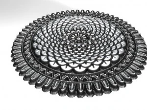 mandala 2 cnc 3D Print Model