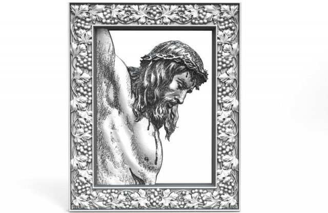 jesus christ cnc 3D प्रिंट मॉडल .c4d .max .obj .3ds .fbx .stl .blend 