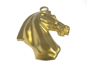horse pendant 4 3D Print Model