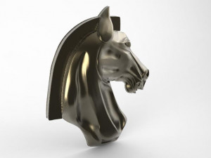 horse pendant 4 Modelo de Impressão 3D