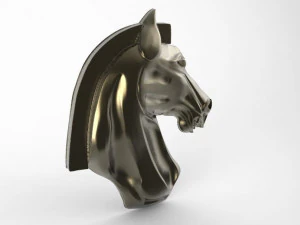 horse pendant 4 3D Print Model