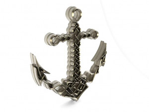 celtic anchor 3Dプリントモデル