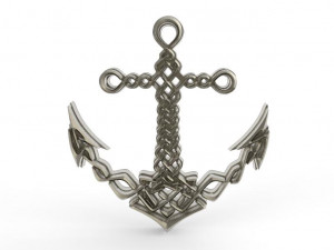 celtic anchor 3Dプリントモデル