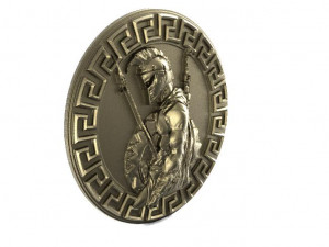 spartan pendant 10 3Dプリントモデル