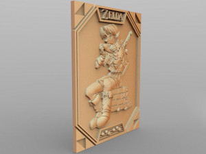 zelda link cnc 3 3D Принт Модель