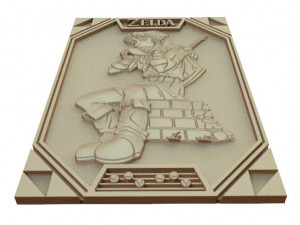 zelda link cnc 3 3D Принт Модель