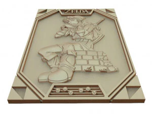 zelda link cnc 3 3D Print Model