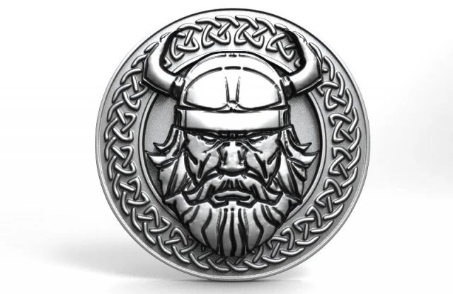 colgante vikingo Modelo de impresión 3D .c4d .max .obj .3ds .fbx .stl .blend 