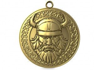 viking pendant 3D Print Model
