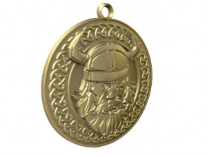 viking pendant 3D Print Model
