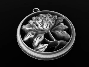 flower pendant 3 3D Print Model