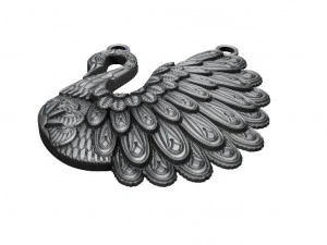 swan pendant 3D Print Model