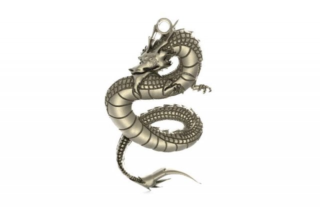 chinese dragon pendant 1 3D in 3DExport