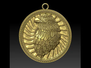 eagle pendant 4 3D Print Model