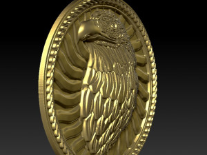 eagle pendant 4 3D प्रिंट मॉडल