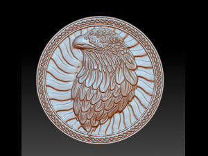 eagle pendant 4 3D प्रिंट मॉडल