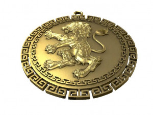 lion pendant 4 3D 打印模型
