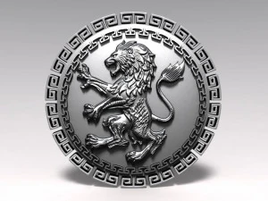 lion pendant 4 3D Print Model
