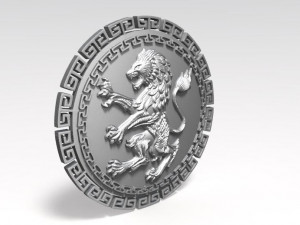 lion pendant 4 3D 打印模型