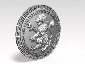 lion pendant 4 3D Print Model