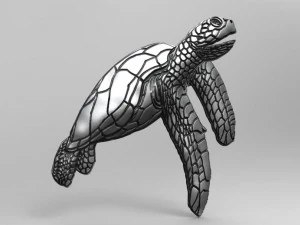 turtle pendant 3D Print Model