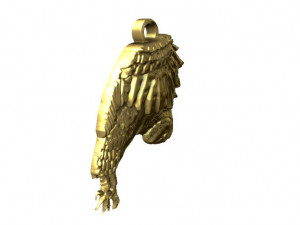 owl pendant 3 Modello di stampa 3D