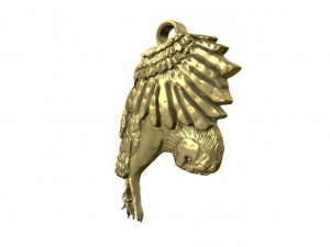 owl pendant 3 Modello di stampa 3D