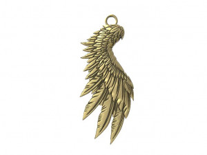 wing pendant 3D 打印模型