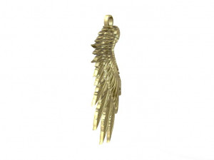 wing pendant 3D 프린트 모델