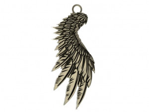 wing pendant 3D 프린트 모델