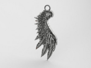 wing pendant 3D 프린트 모델
