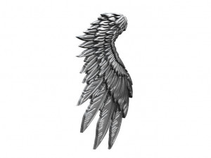 wing pendant 3D 프린트 모델