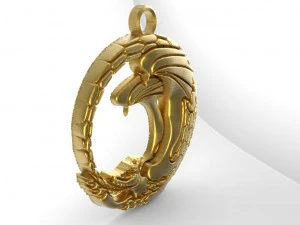 dragon pendanr 6 3D Print Model