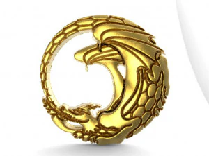 dragon pendanr 6 3D Print Model