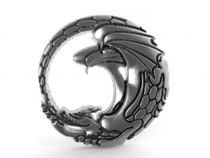 dragon pendanr 6 3D Print Model